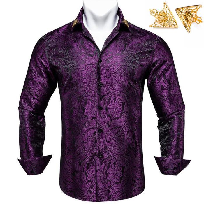 Mens purple dress shirts