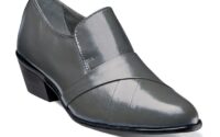 Mens grey and white dress shoes