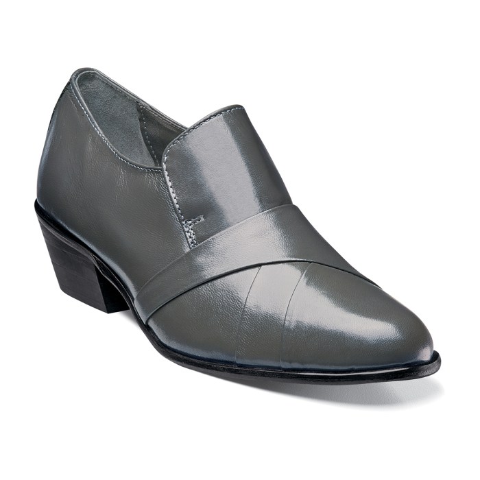 Mens grey and white dress shoes