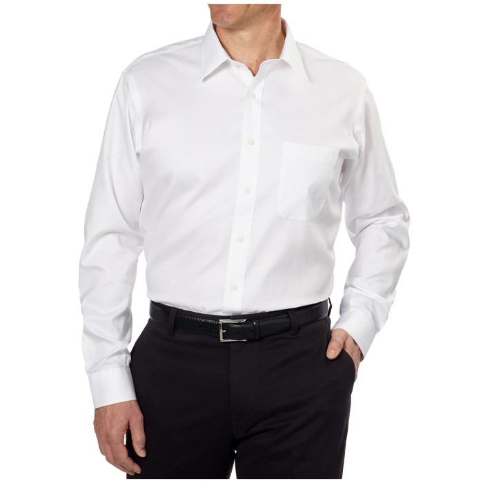 Mens white dress shirt long sleeve