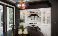 How to decorate dining room hutch