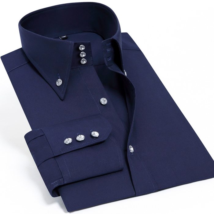 Men's dress shirts no collar