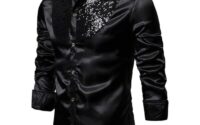 Mens designer silk dress shirts