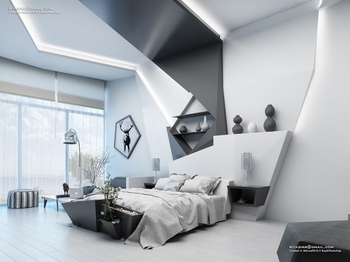 How to decorate a room futuristic