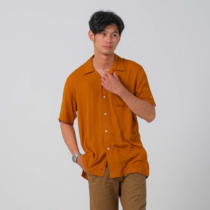 Rayon dress shirt men