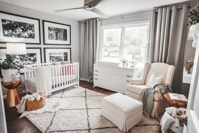 How to decorate a modern nursery room