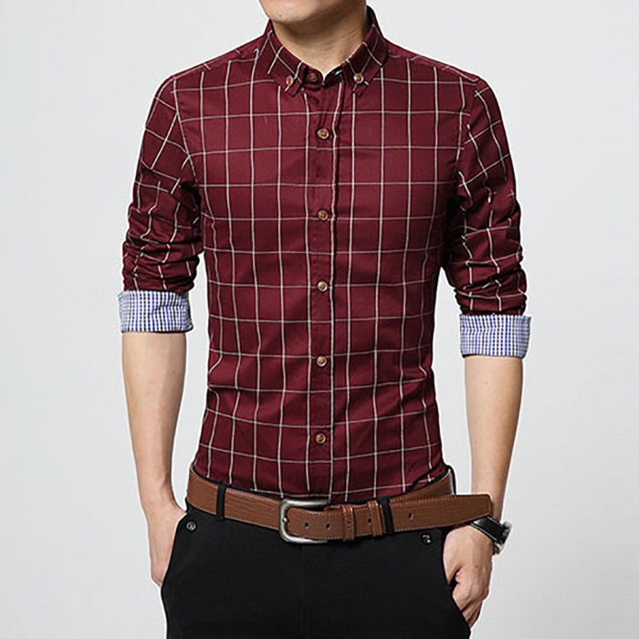 Long sleeve dress shirt men