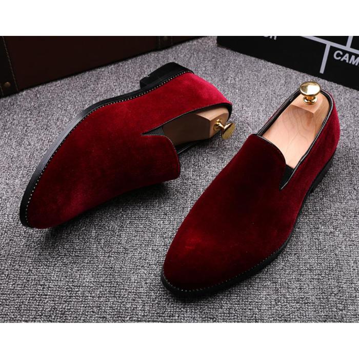 Prom red dress shoes mens