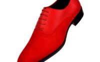 Prom red dress shoes mens