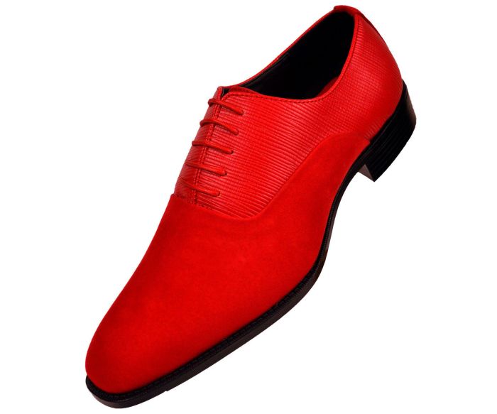 Prom red dress shoes mens